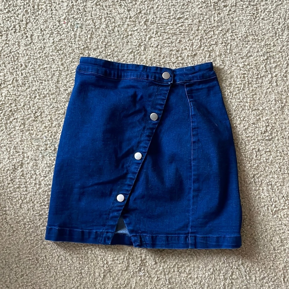 Blue jean skirt